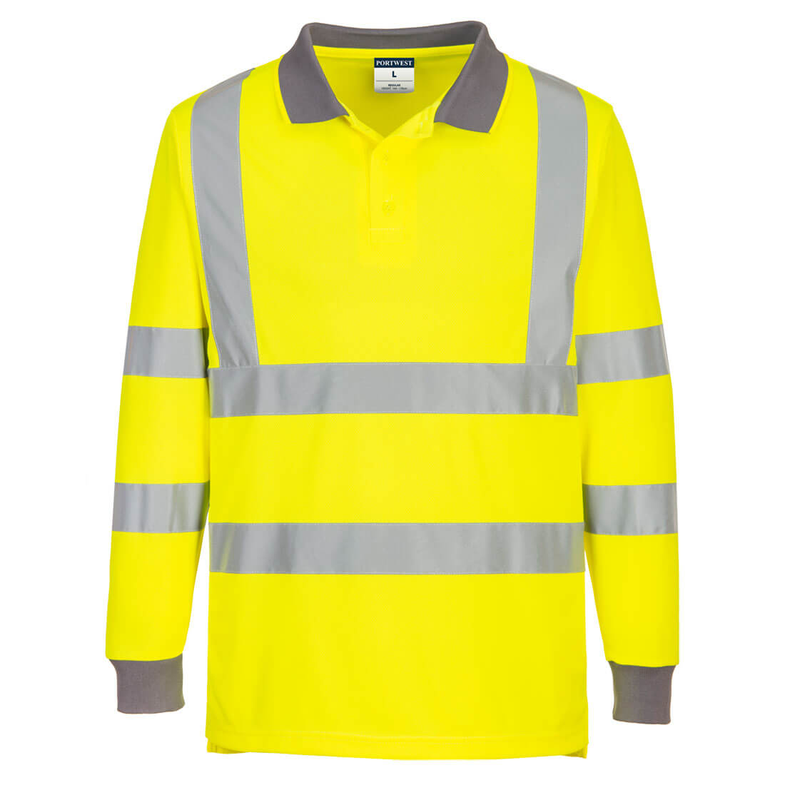 Eco Hi-Vis L/S Polo (6er Pack)