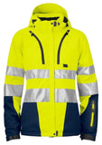 Projob DAMEN Warnschutz-Jacke, 3-lagig Gefüttert aus Softshell, EN ISO 20471 Klasse 3 - WERBE-WELT.SHOP