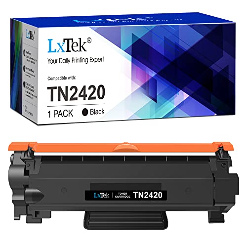 LxTek Toner TN2420 TN2410 Kompatibel für Brother TN 2420 TN-2420 TN-2410 für Brother MFC-L2710DW MFC-L2710DN HL-L2350DW HL-L2375DW DCP-L2530DW MFC-L2750DW MFC-L2730DW HL-L2310D (TN2420 Schwarz)
