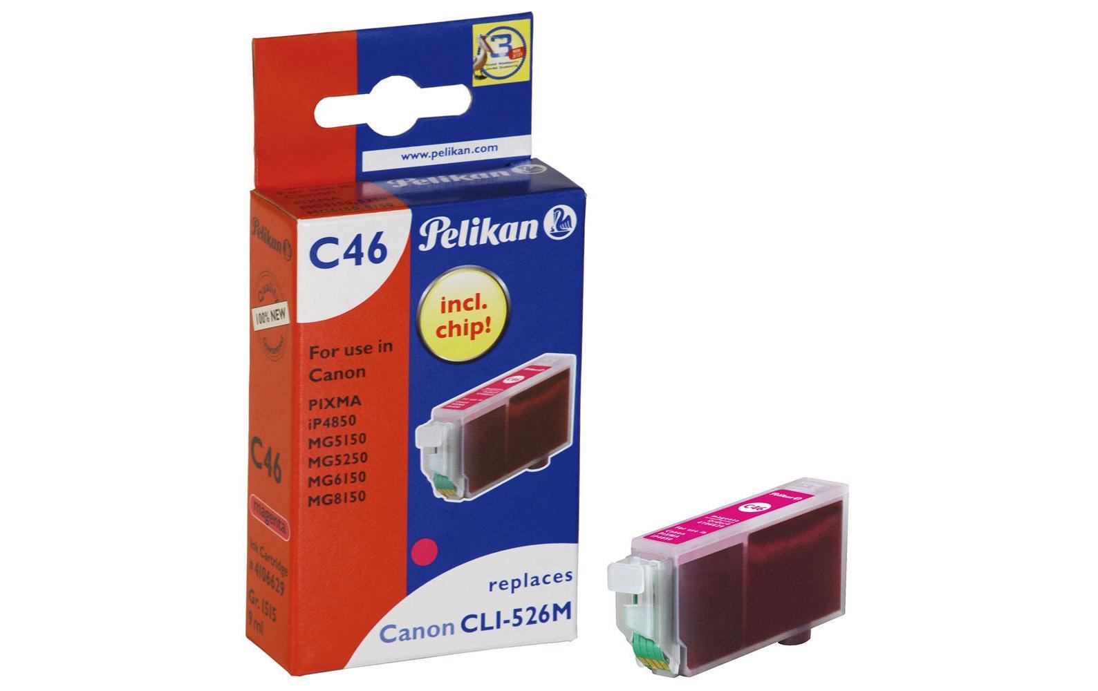 Pelikan Tinte Canon CLI-526M Magenta - WERBE-WELT.SHOP