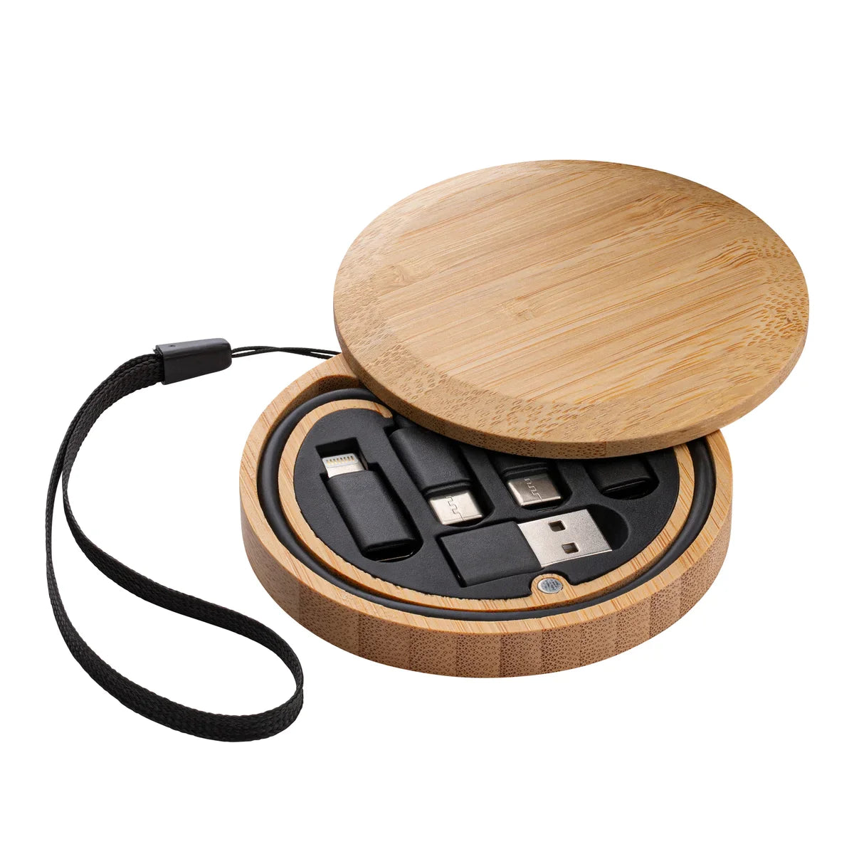 6-in-1 Ladekabel-CONVERTICS BAMBOO braun