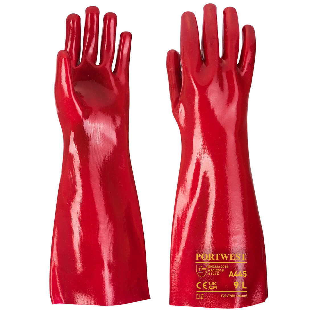 PVC-Handschuh 45cm Stulpe