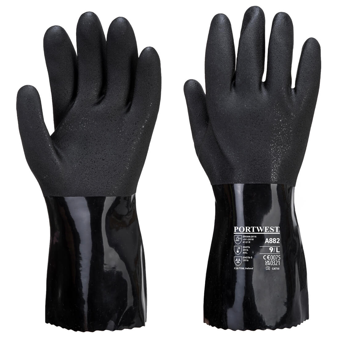 ESD PVC Chemikalienschutz-Handschuh