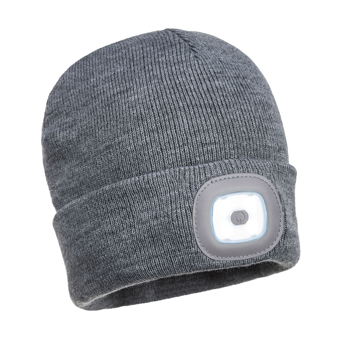 Beanie mit wiederaufladbaren LED - Leuchten vorn und hinten