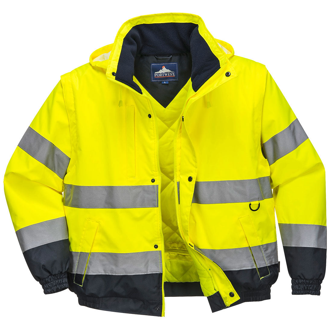 Warnschutz 2-in-1-Pilotjacke