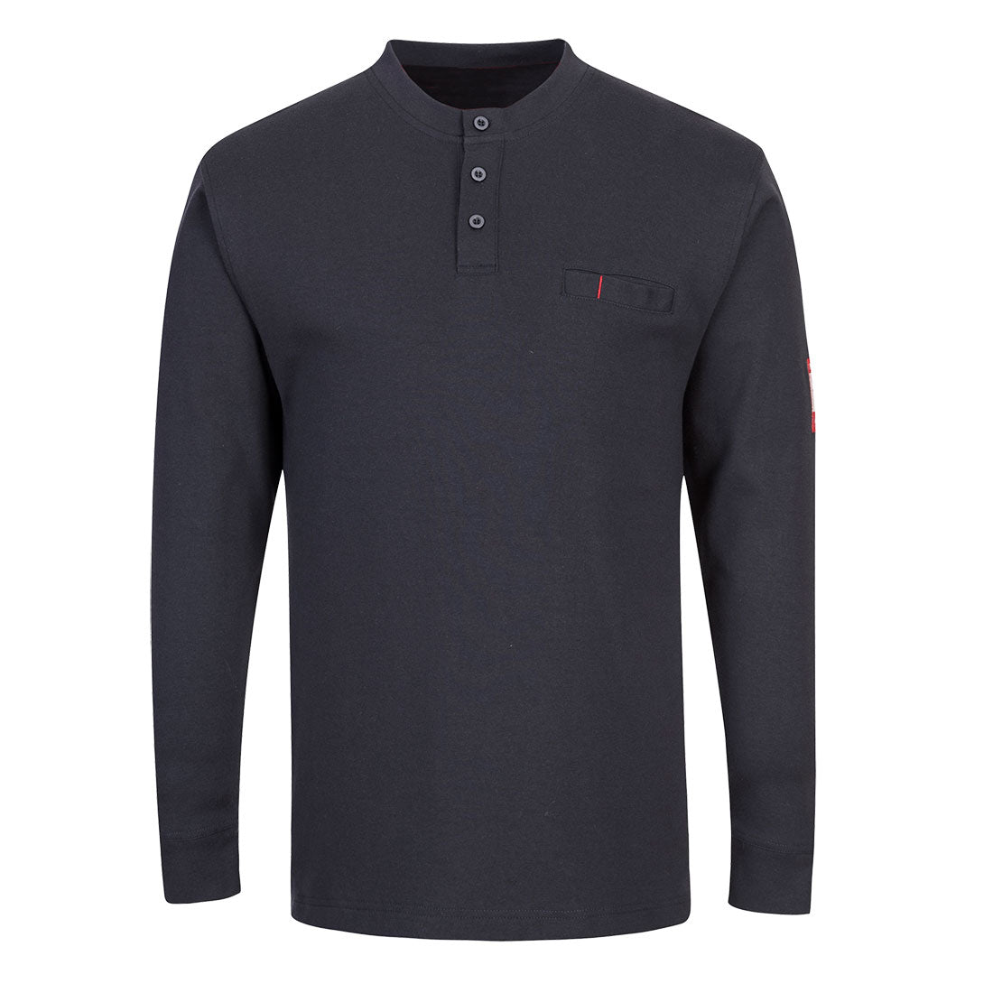 FR Anti-Statik Henley-Shirt