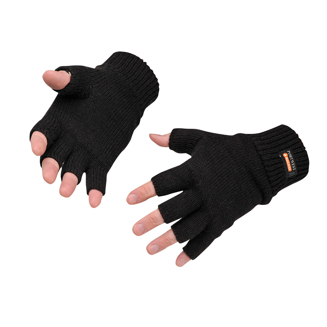 Fingerfreie Insulatex Strick-Handschuhe