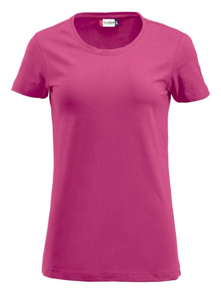 Clique Damen T-Shirt in tollen Farben mit rundem Ausschnitt - WERBE-WELT.SHOP