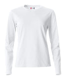 Clique Damen T-Shirt Langarm- Basic-T Shirt - WERBE-WELT.SHOP