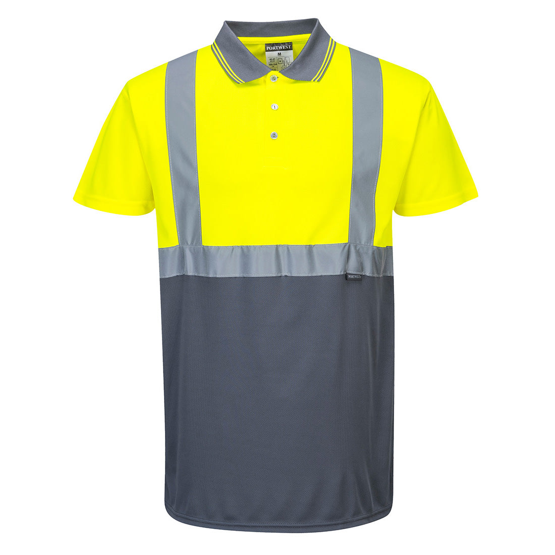 Zweifarbiges Polo Shirt