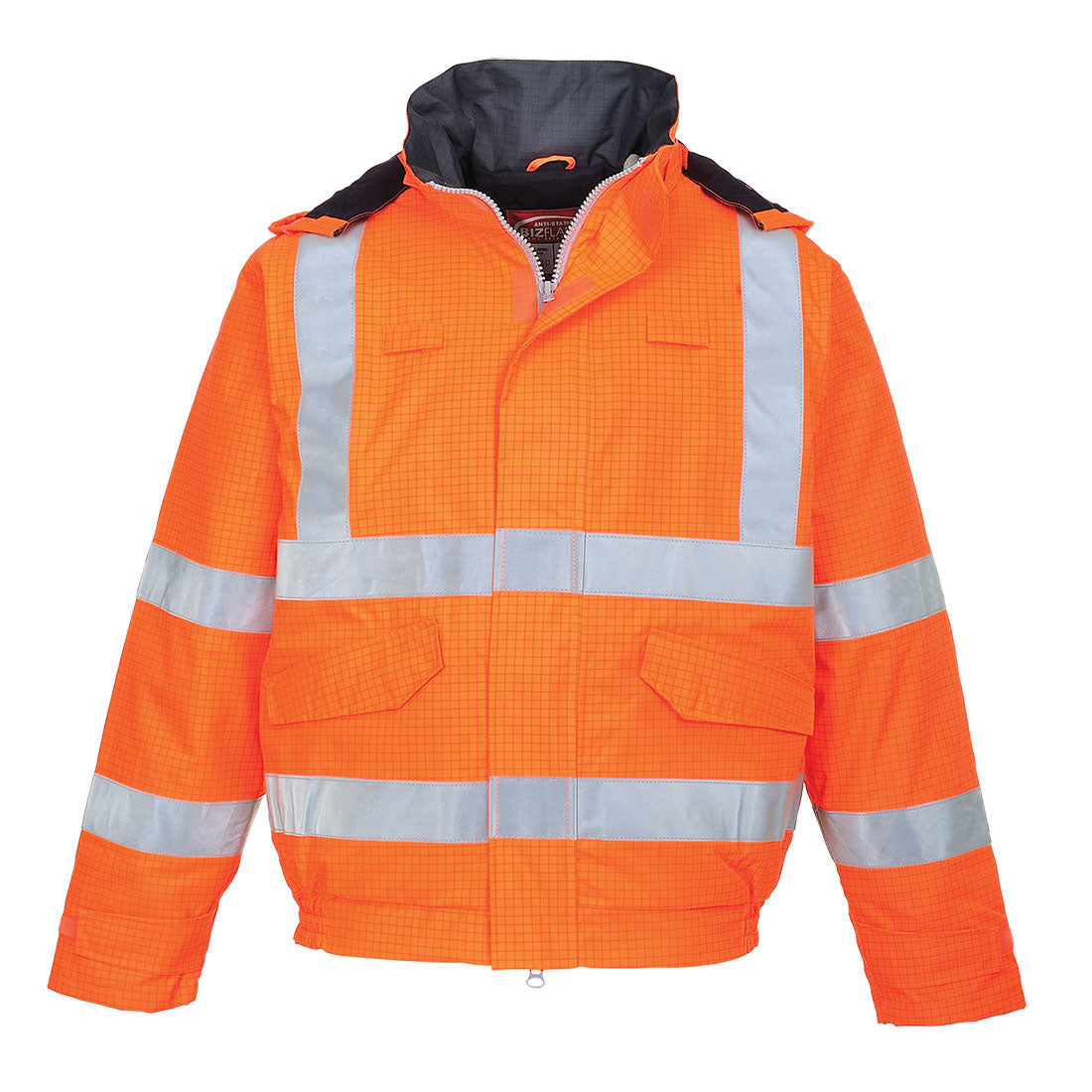 BIZFLAME Rain antistatische Warnschutz-FR-Pilotjacke, antistatisch und flammhemmend