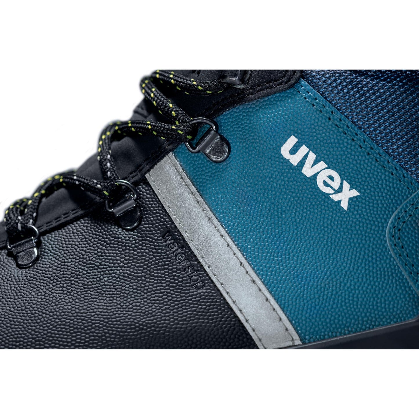 Uvex Stiefel 65132 schwarz/blau S3 Weite 11 mit logo