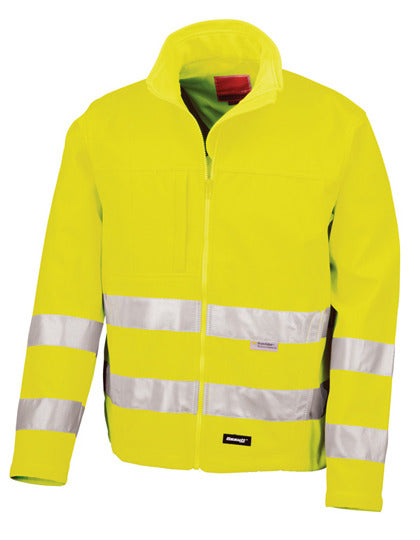 Warnschutzjacke- High Vis Softshelljacke