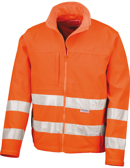 Warnschutzjacke- High Vis Softshelljacke